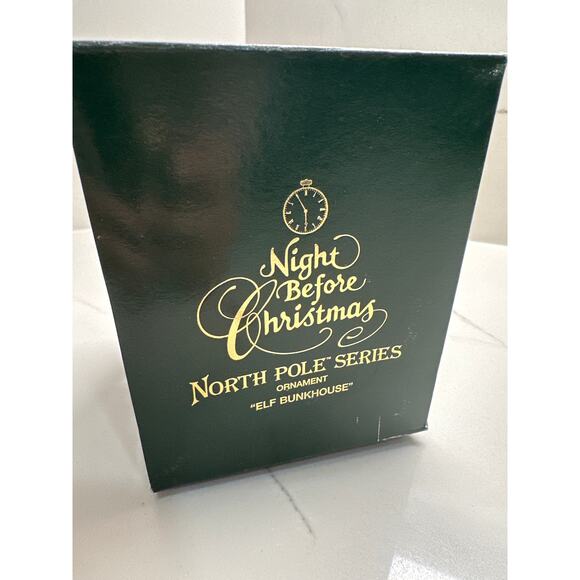 NEW Dept 56 Elf Bunkhouse Ornament Night Before Christmas North Pole Series - Picture 3 of 10